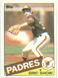 1985 Topps Baseball Cards      118     Eric Show